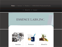 Tablet Screenshot of essencelabsinc.com